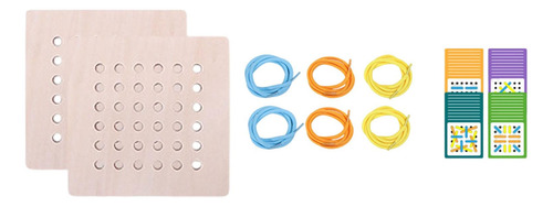 Juguetes Para Enhebrar Cuerda, Juego De Enhebrado, Juguete