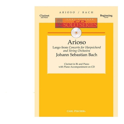 Arioso: Largo From Concerto For Harpsichord And String Orque