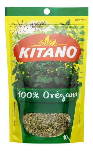 100% Orégano Pacote 10g Kitano