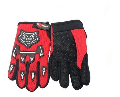 Guantes Cross Niño Enduro Moto Bici Cuatri Rojo C