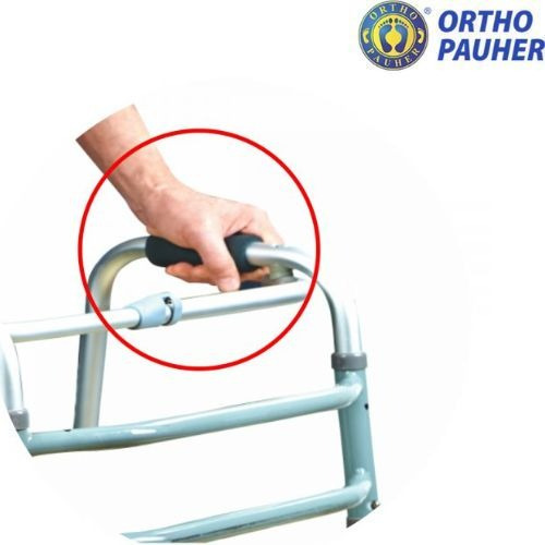 Protetor De Bengala Para Apoio De Mão Modelo Aberto Ortho Cor Preto