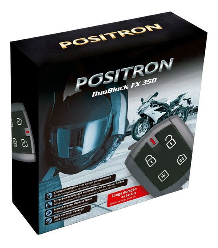 Alarme Positron Duoblock Fx350 G8 Moto Controle Presença