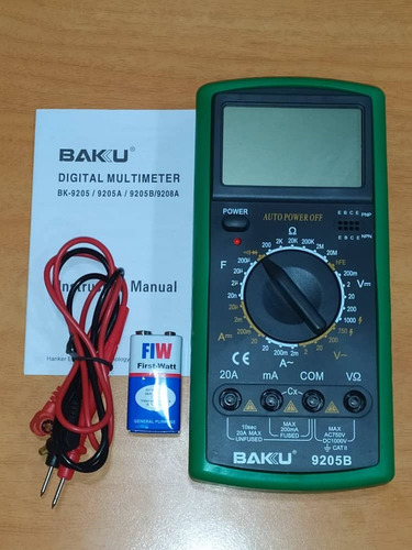 Tester Multimetro Digital Baku 9205b