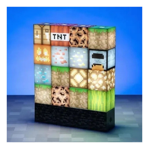 Lamp Minecraft Diy Luz Cuadrada Lámpara Bloque Construcción