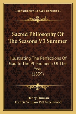 Libro Sacred Philosophy Of The Seasons V3 Summer: Illustr...