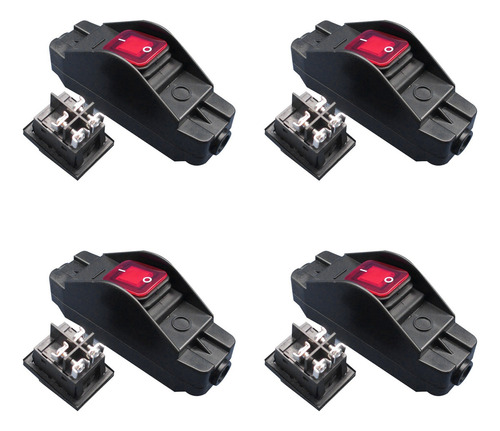 Interruptor Mediano Impermeable Jr-617, 4 Unidades, 30 A, 22