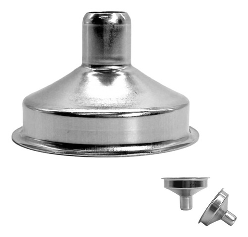 Embudo Para Licorera Anforita Acero Inoxidable Petaca Anfora Color Plata