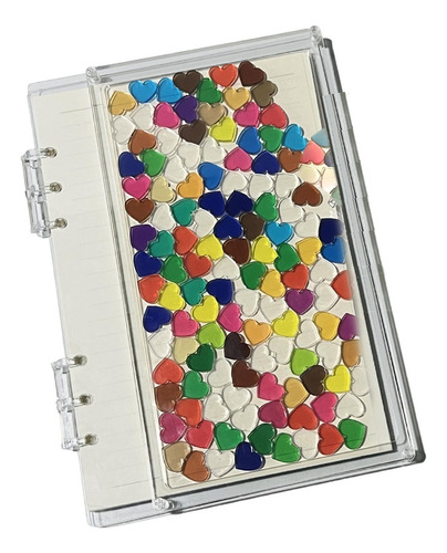Cuaderno De Hojas Sueltas, Papelería Creativa Para Corazón