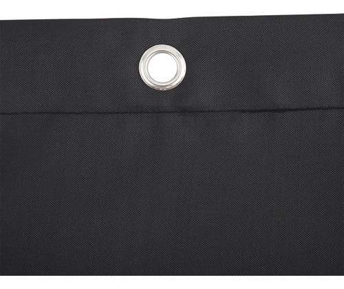 Cortina De Baño Negra Con Estampado De Pared, 180 X 200 Cm,
