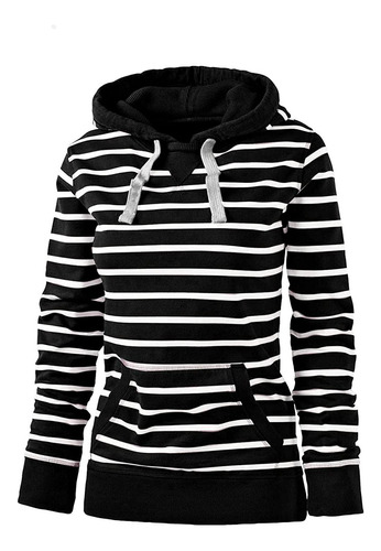 Para Mujer Pullover Cjnbdh Sudadera Manga Larga Moda Raya