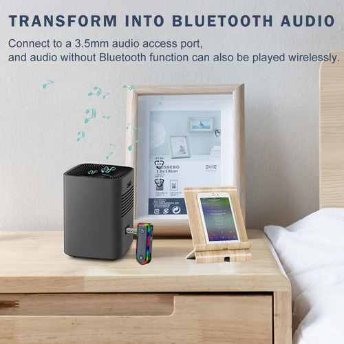 2 En 1 Receptor Transmisor Bluetooth 5.3 De Coche,