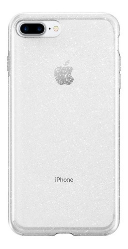 Funda iPhone 8 Plus / 7 Plus Spigen Liquid Crystal Glitter Color Transparente