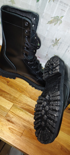 Botas Militares De Cuero 