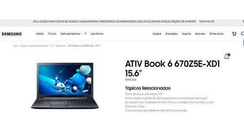 Ativ Book 6 670z5e-xd1 15,6