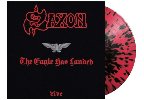 Saxon The Eagle Has Landed Live Lp Red Vinyl