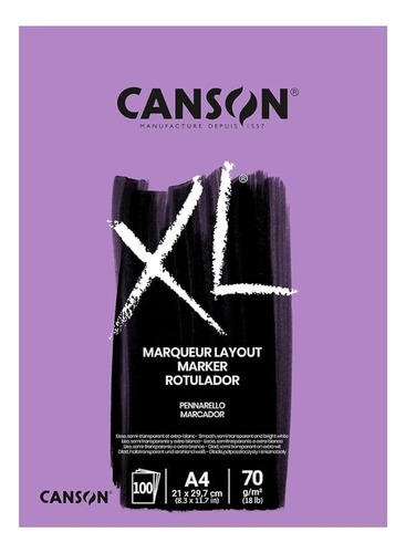 Block Canson Xl Marker 21 X 29.7 Cm.