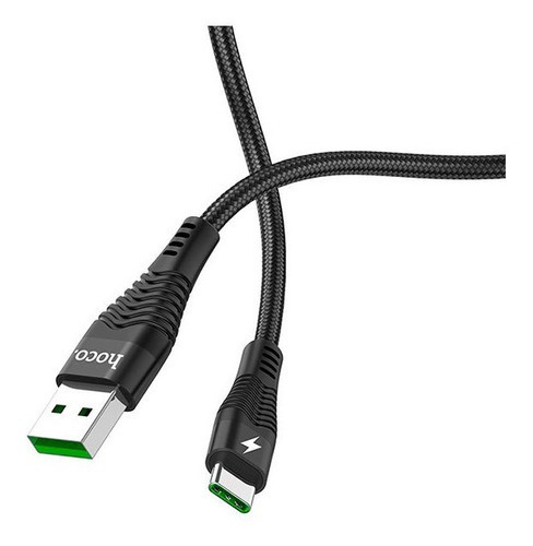 Cable Usb A Tipo C 5a Carga Turbo For Oppo 1+ Xiaomi Hw U53 Color Negro