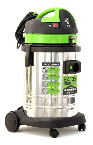 Aspirador E Extrator Sólidos/líquidos 1200w Ea135lite Soteco Cor Prateado 110v