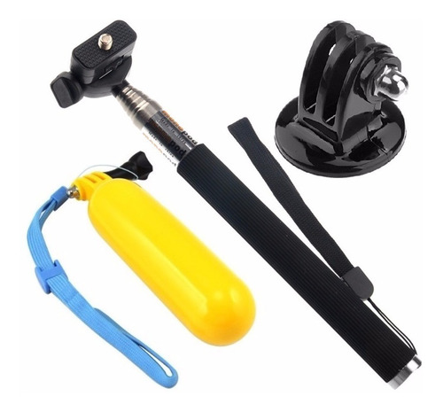 Gopro Acessórios Bastão Boia Flutuante + Bastão Mão Retrátil
