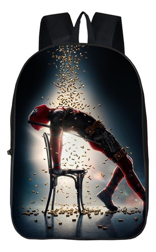 Mochila Escolar Deadpool Nueva Al Por Mayor Para Jóvenes, Es