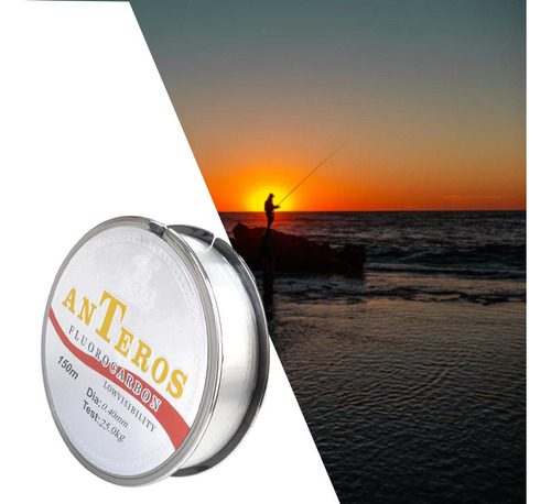 2 X 2 Líneas De Pesca De Fluorocarbono, Línea 2 Piezas
