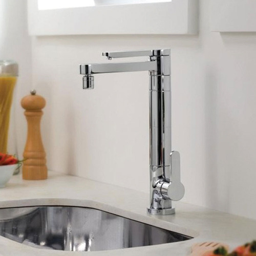 Imagen 4 de 10 de Griferia Cocina Monocomando Mesada Deca 18009 Twin D2
