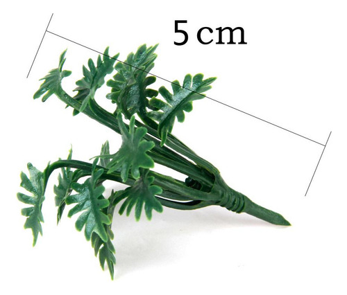 100pcs Cenário Verde Paisagem Modelo Grass Diorama Layout 2