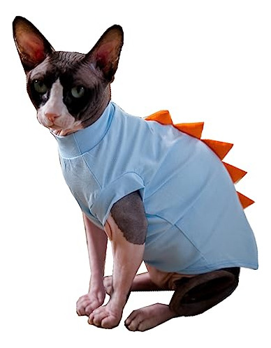 Ropa De Gato Sin Pelo De Dinosaurio Sphynx, Camisas De Algod