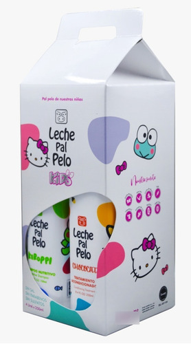 Imagen 2 de 4 de Kit Leche Pal Pelo Kids Niña 250 Ml - mL a $94
