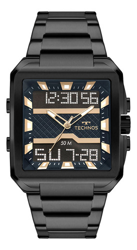 Relógio Technos Masculino Digitech Preto - Bj3758ac/1a