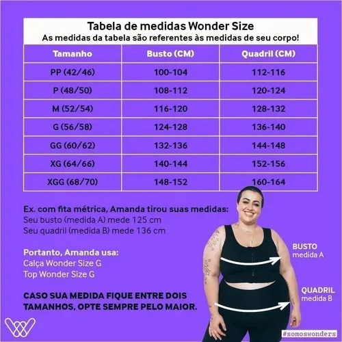 Imagem 7 de 7 de Legging Com Bolso Plus Size Emana Preto Wonder Size