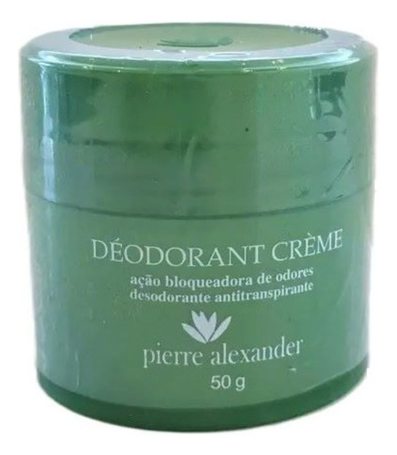 Desodorantes Creme Verde Ação Bloqueadora Pierre Alexander