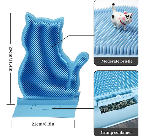 Herramienta Masajeadora Autolimpiadora Cat Ah For Mascotas