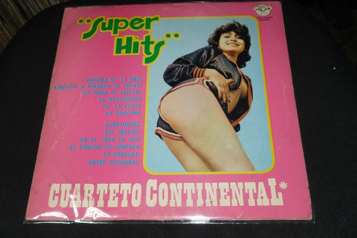 Jch- Cuarteto Continental Super Hits Cumbias Peru Lp Vinilo