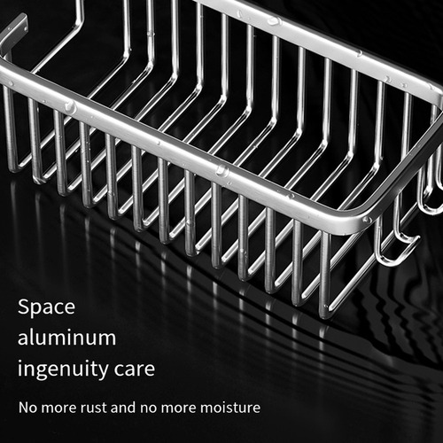 Bnb Estante De Baño De Aluminio Sin Taladrar, Estante De