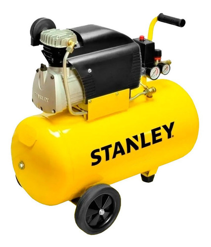 Compresor de aire eléctrico portátil Stanley D211/8/50 50L 2hp 220V amarillo