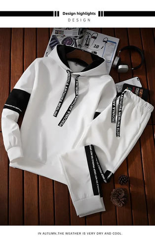 Conjunto De Sudadera Y Pantalón De Chándal Con Capucha Para