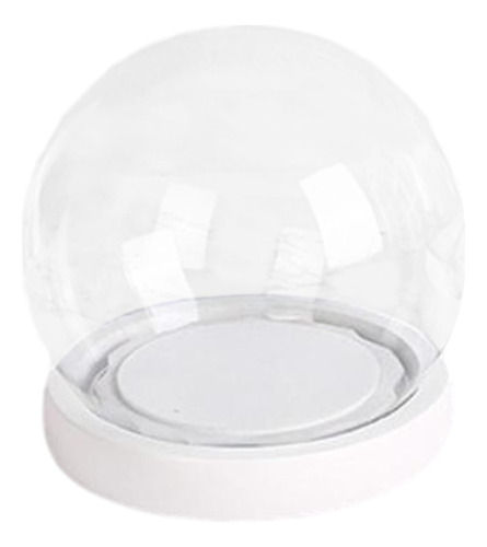 Cúpula De Cristal Transparente Con Base Diámetro 18cm