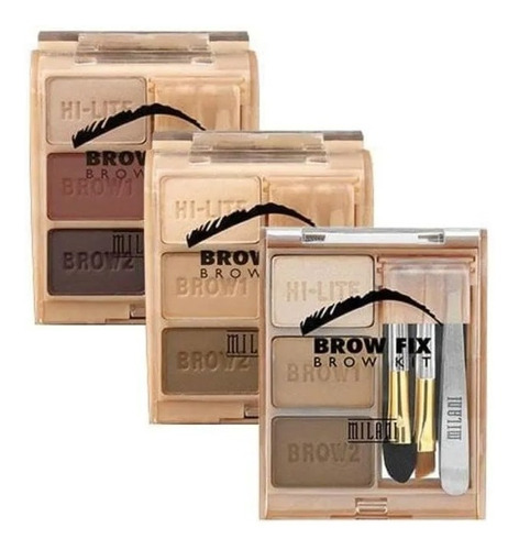 Kit De Cejas Brow Fix De Milani