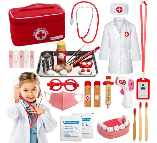 Kodatek Kit Medico Para Ninos, Juego De 33 Juguetes Medicos