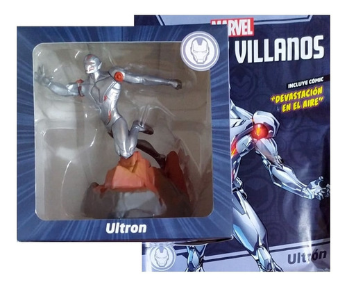 Coleccion Héroes Y Villanos Marvel + Figura - N° 6 Ultron