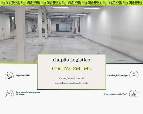 Imagem 1 de 26 de Galpão À Venda, 7.900 M² - Cinco - Contagem/mg - Ga1690
