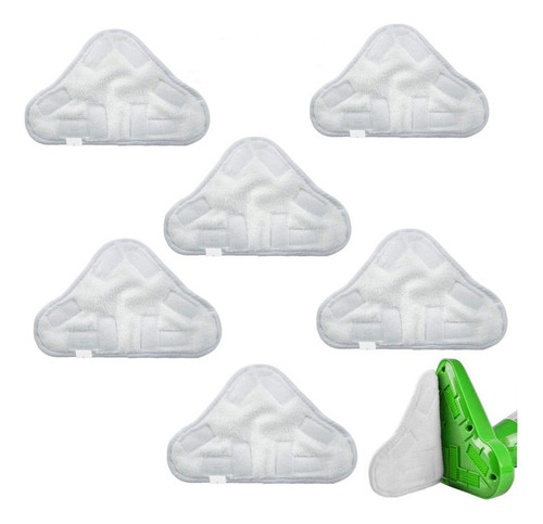 Capa De Pano De Limpeza Shark X5/h2o Steam Mop, 6 Unidades