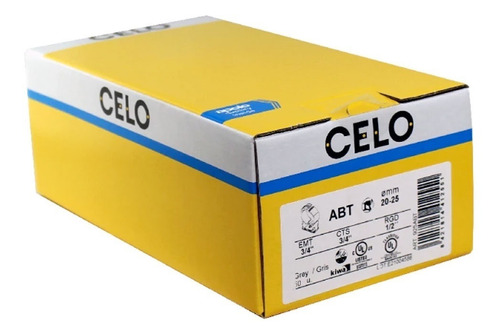 Abrazadera Abranyl Gris Abt-20/25 Mm Caja 50 U Celo