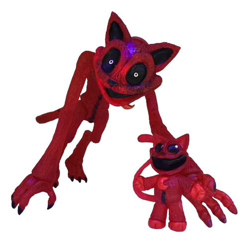 Figura Poppy Play Time Catnap Rojo Smiling Critters Con Luz