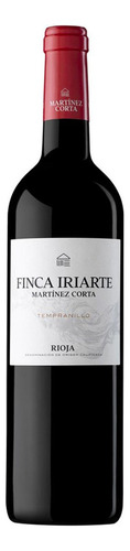 Vino Tinto Finca Iriarte Tempranillo 750 Ml