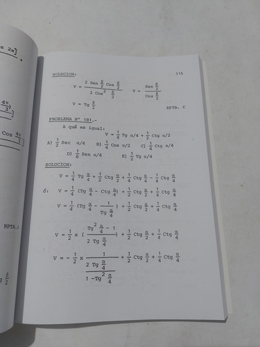Libro Colección Sigma Trigonometría Curso Completo