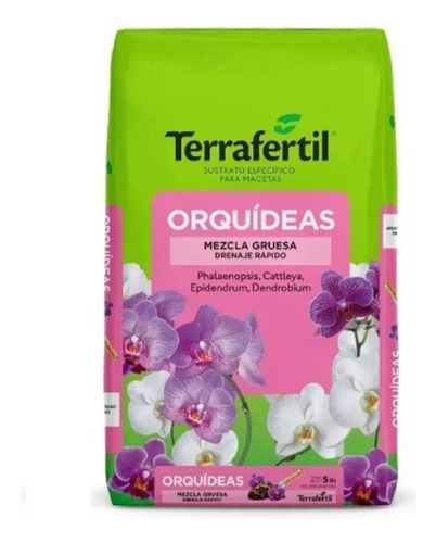 Sustrato Especial Plantas Orquideas 5lt Terrafertil Gabba