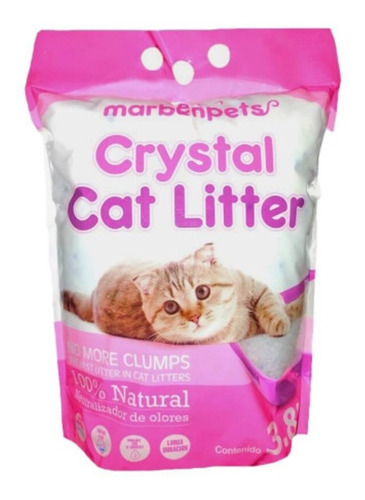 Arena Sanitaria Marbenpets Crystal Cat Litter 3.8l ( 1.6 Kg)