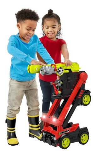 Gran Camion De Bomberos Transformable Heroes Al Rescate